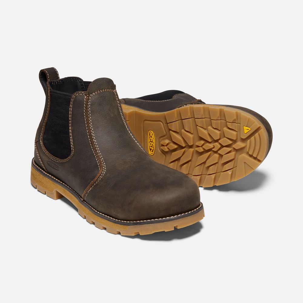 Botte de Travail Keen Homme Marron | Seattle Romeo (Aluminum Toe) | RQAWF-9834